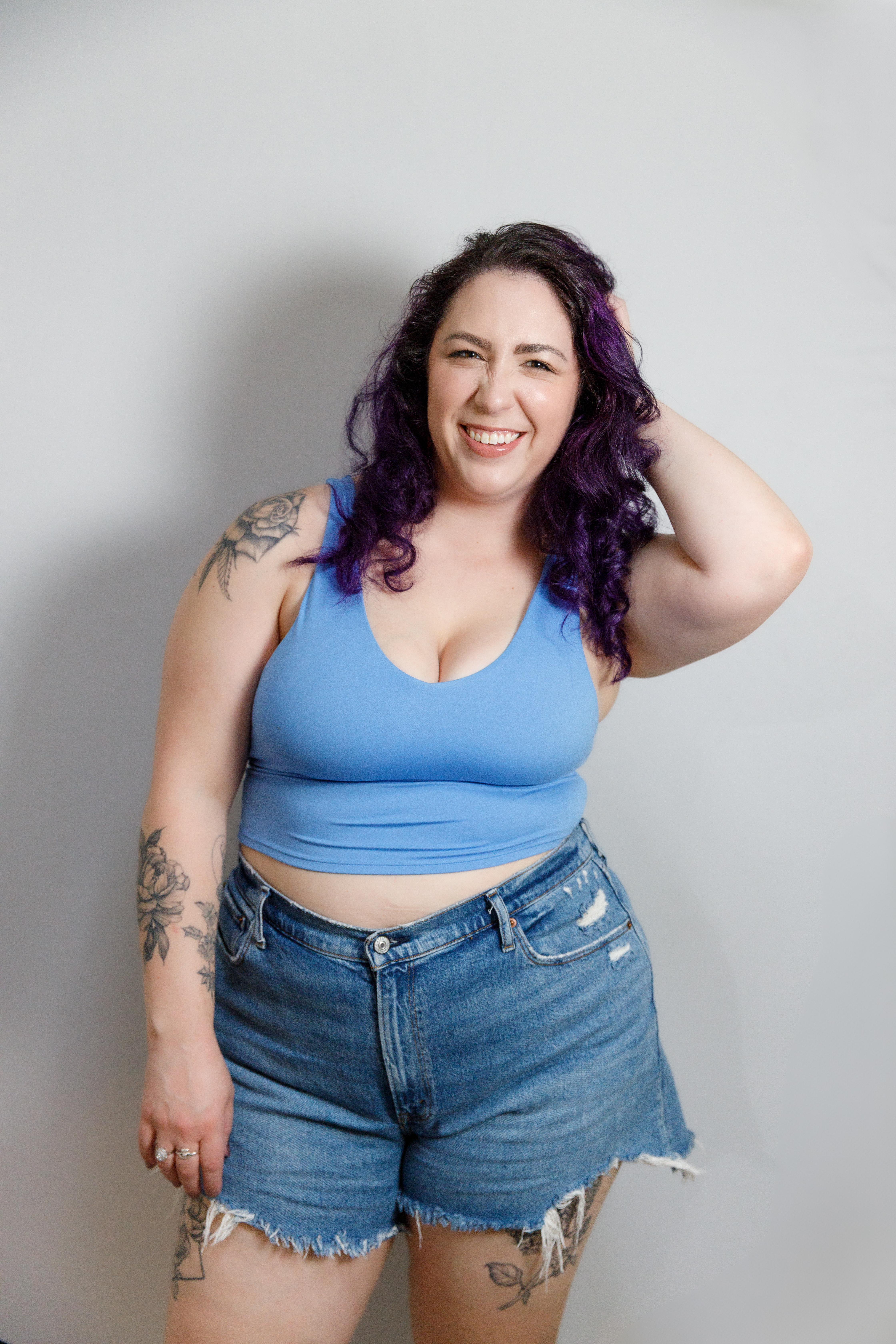 Alice Duhon performing stand-up comedy