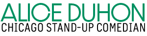 Alice Duhon comedy logo